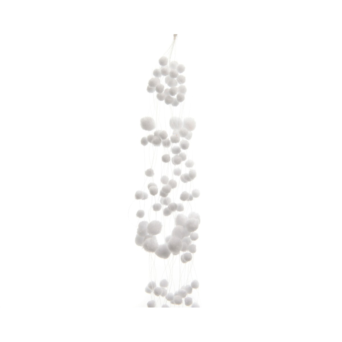 Schilliger Sélection  Guirlande de boules de neiges Blanc 135cm