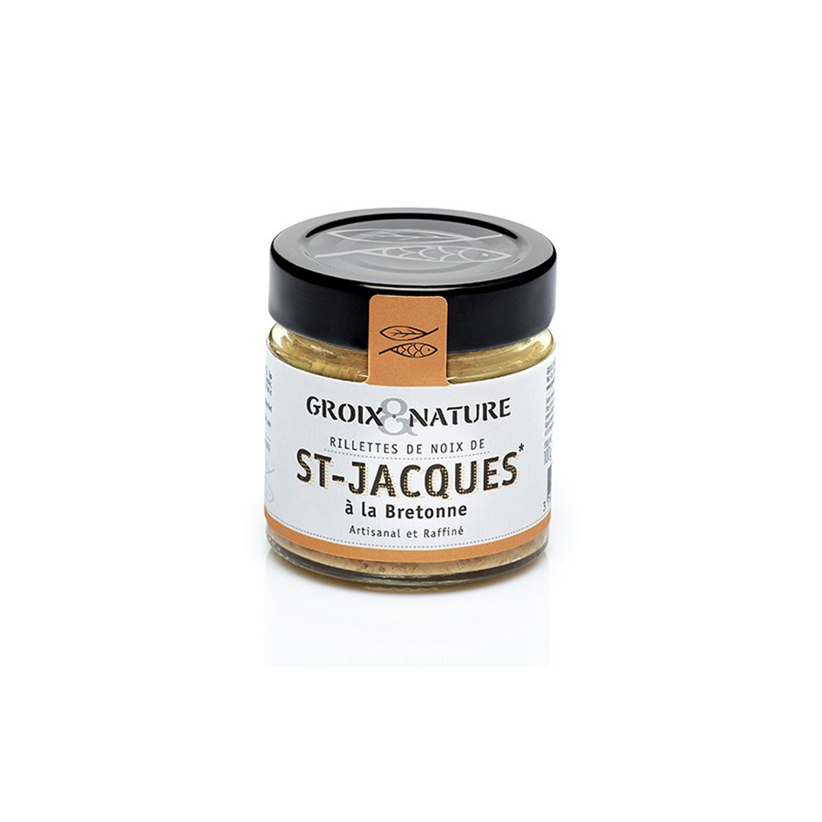 Groix et Nature  Rillettes de Noix de St Jacques à la Bretonne 100g  100g