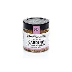Groix et Nature  Rillettes de Sardine au Piment d'Espelette 100g  100g