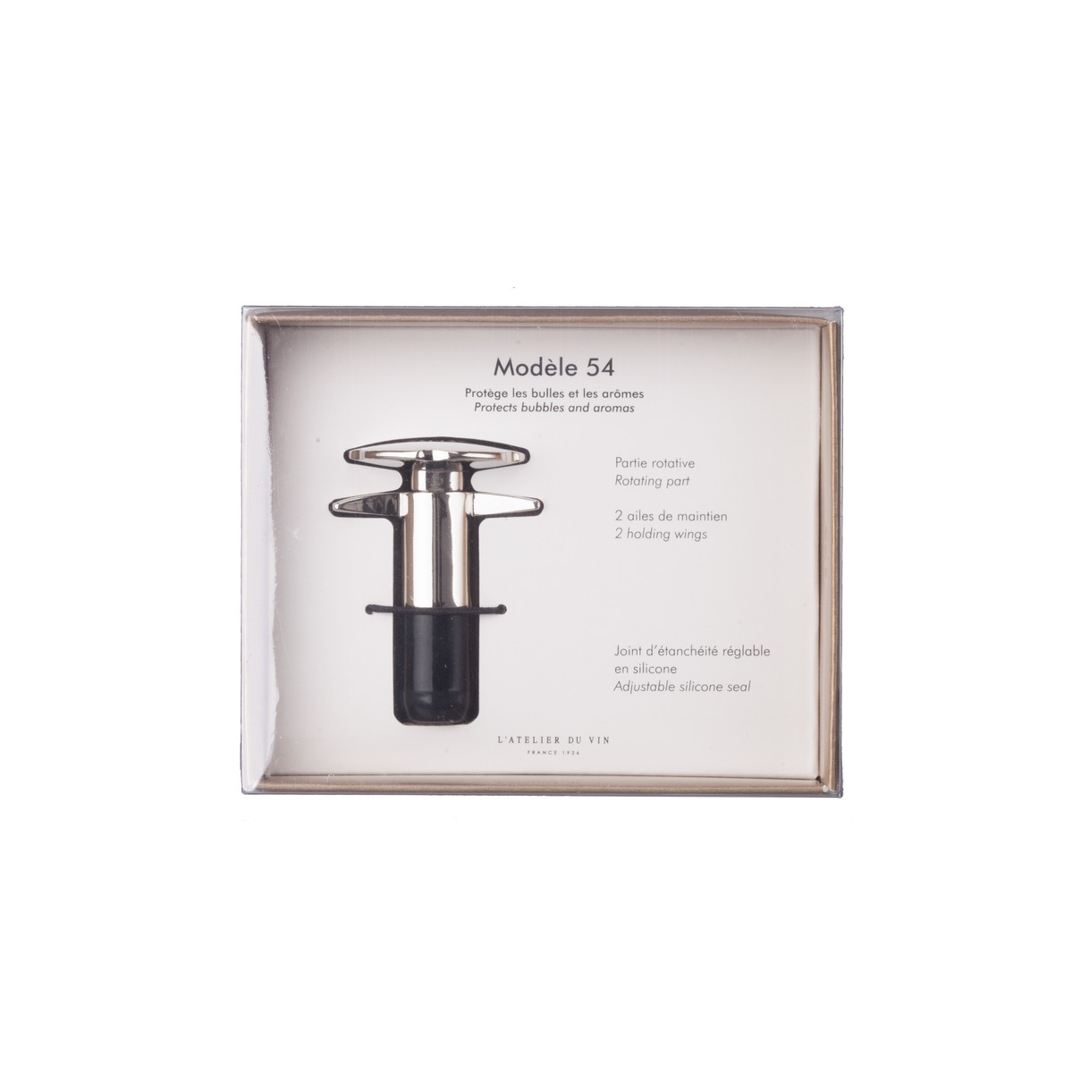  ATELIER DU VIN Bouchon Universel Modèle 54  