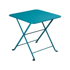 Fermob TOM POUCE Table Tom Pouce (enfant) Bleu turquoise 50X50cm