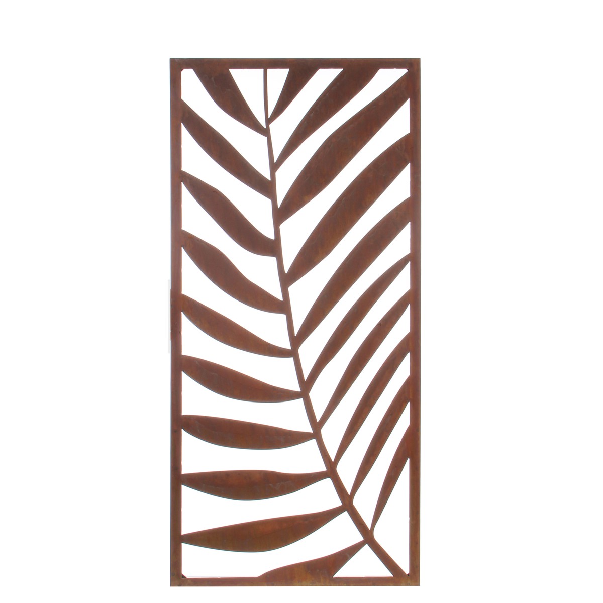   Decoration mure palm rouille Rect  118x54cm