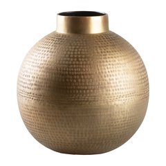 Schilliger Design  Vase martelé à la main texture en traits Brun bronze 31x31x31cm