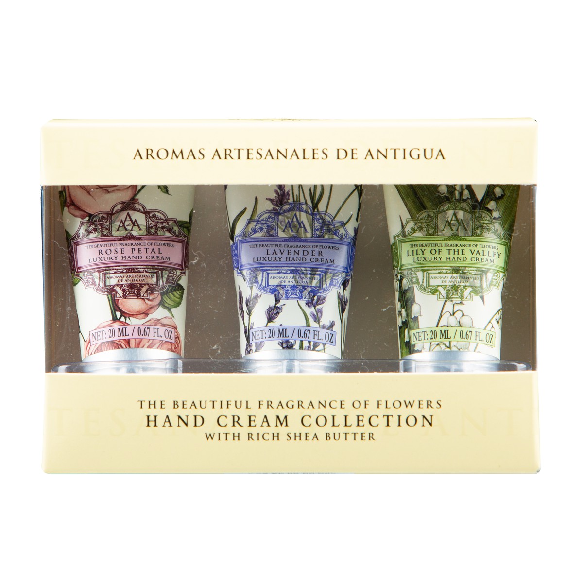The Somerset Toiletry ANTIGUA Coffret 3 Crèmes mains Floral collection 3x20ml  3x20ml