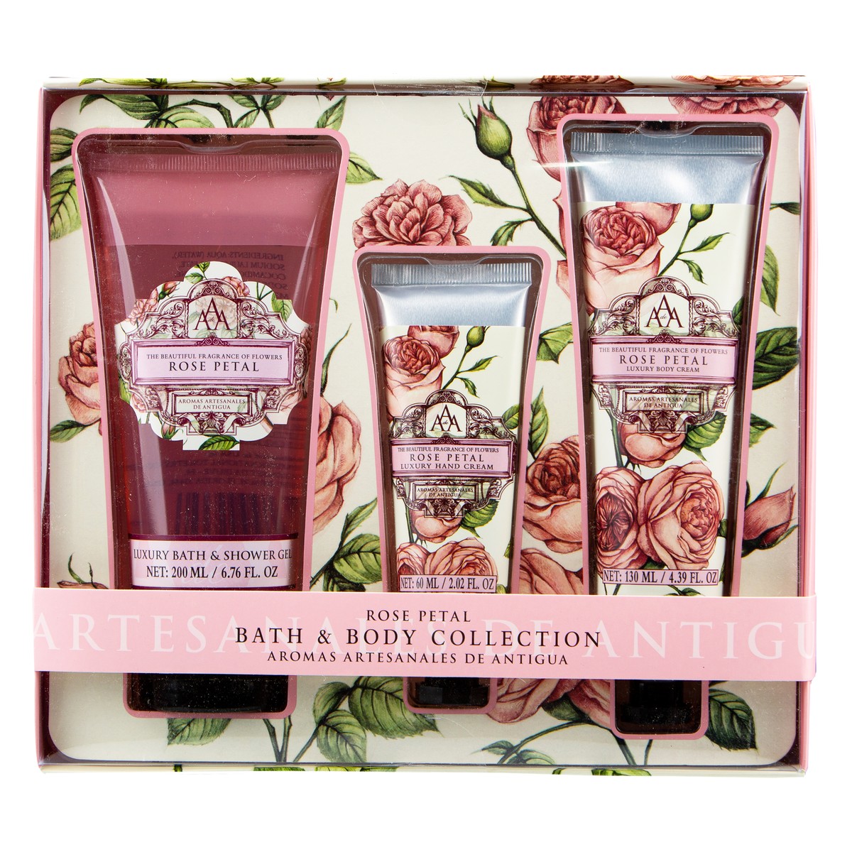 The Somerset Toiletry ANTIGUA Coffret Bain & Corps Pétale de Rose Sans couleur 