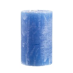 Schilliger Sélection Sierra Bougie cylindrique Sierra Bleu dragée 6x10cm