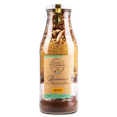 Atelier P’tits Délices  Mélange pr Brownies Noix de Pécan, sans gluten  380gr