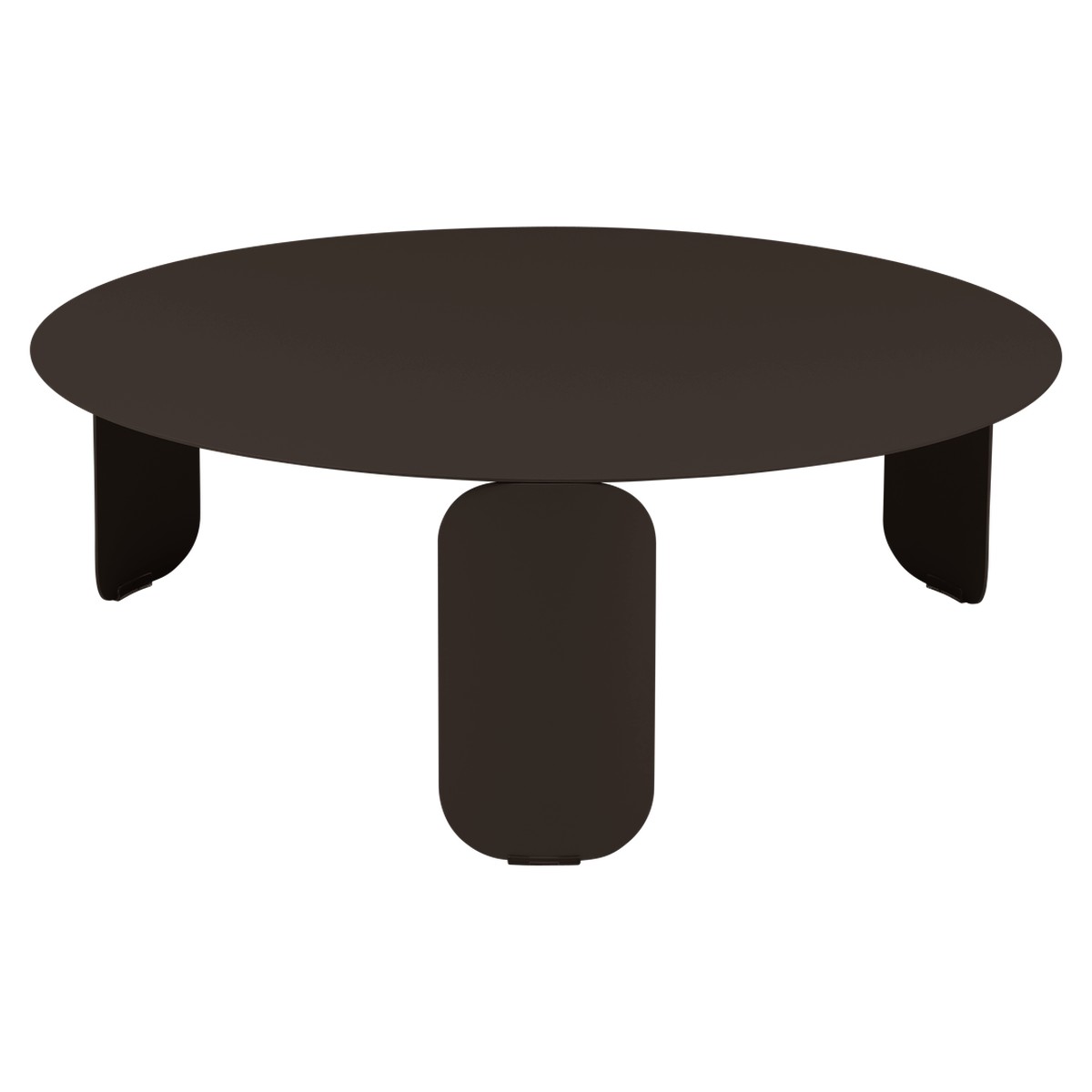 Fermob Bebop Table basse Bebop (Grande) Brun rouille L 80 x l 80 x H32.5cm Diam : 80
