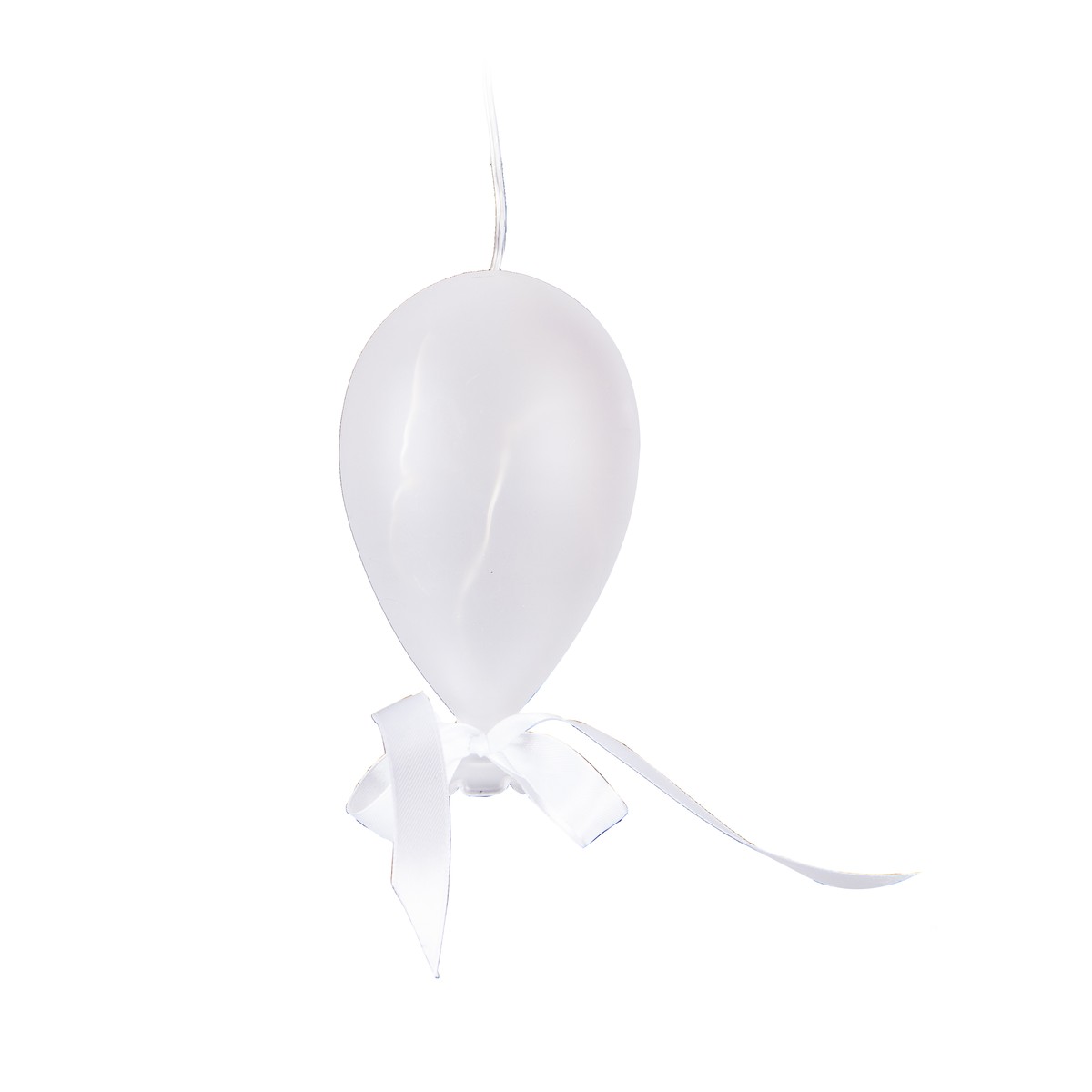 Schilliger Design  Mongolfière à LED avec minuteur à suspendre Blanc de lait 9x15cm