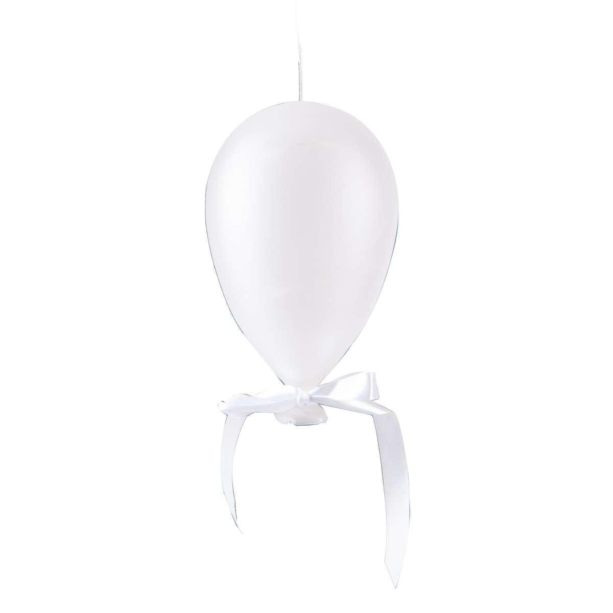 Schilliger Design  Mongolfière à LED avec minuteur à suspendre Blanc de lait 12x20cm
