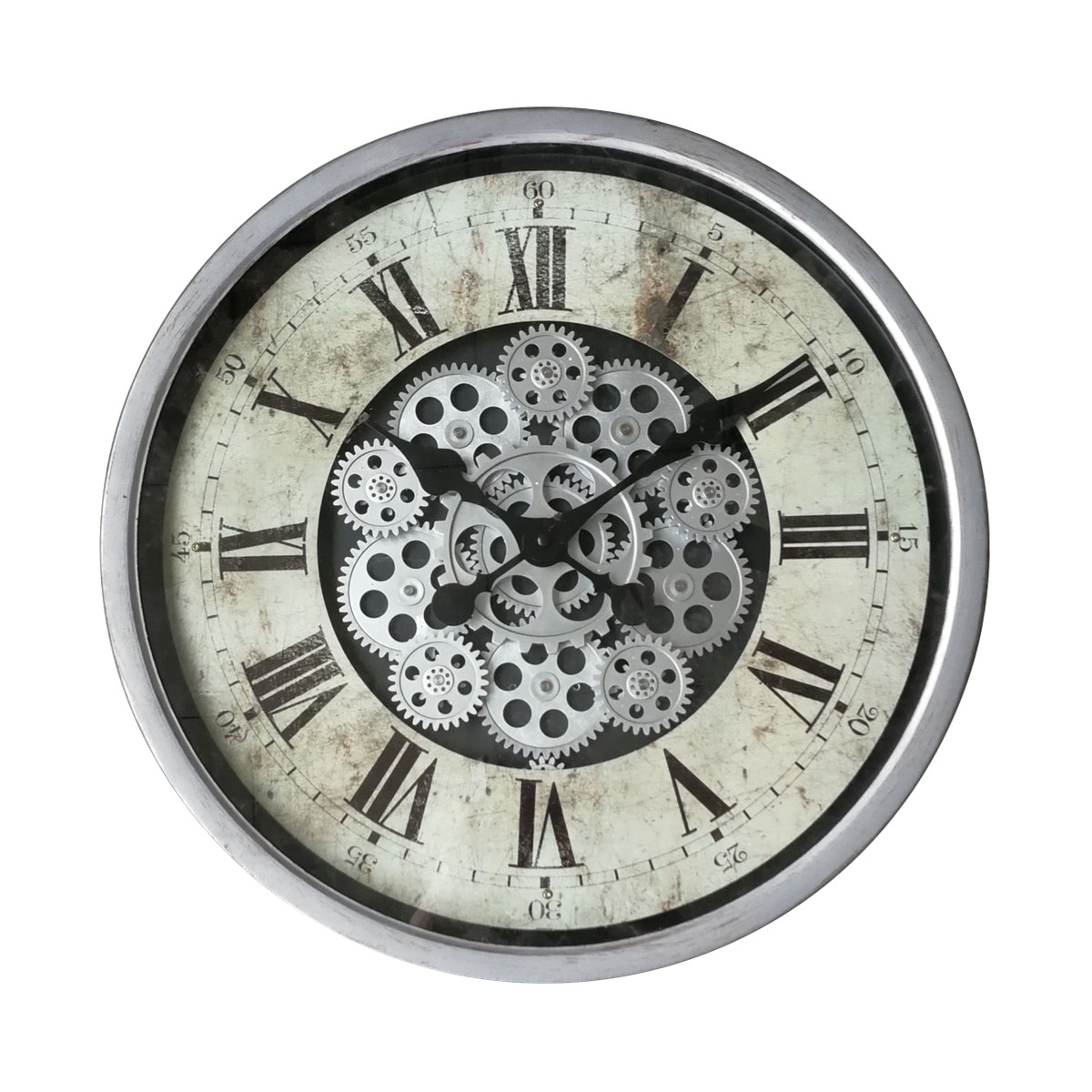 Schilliger Sélection  horloge mecanisme grise 46x46x10cm  46 X 46 X 10 CM