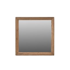 Schilliger Design  Miroir carré en teck ancien  76x76cm