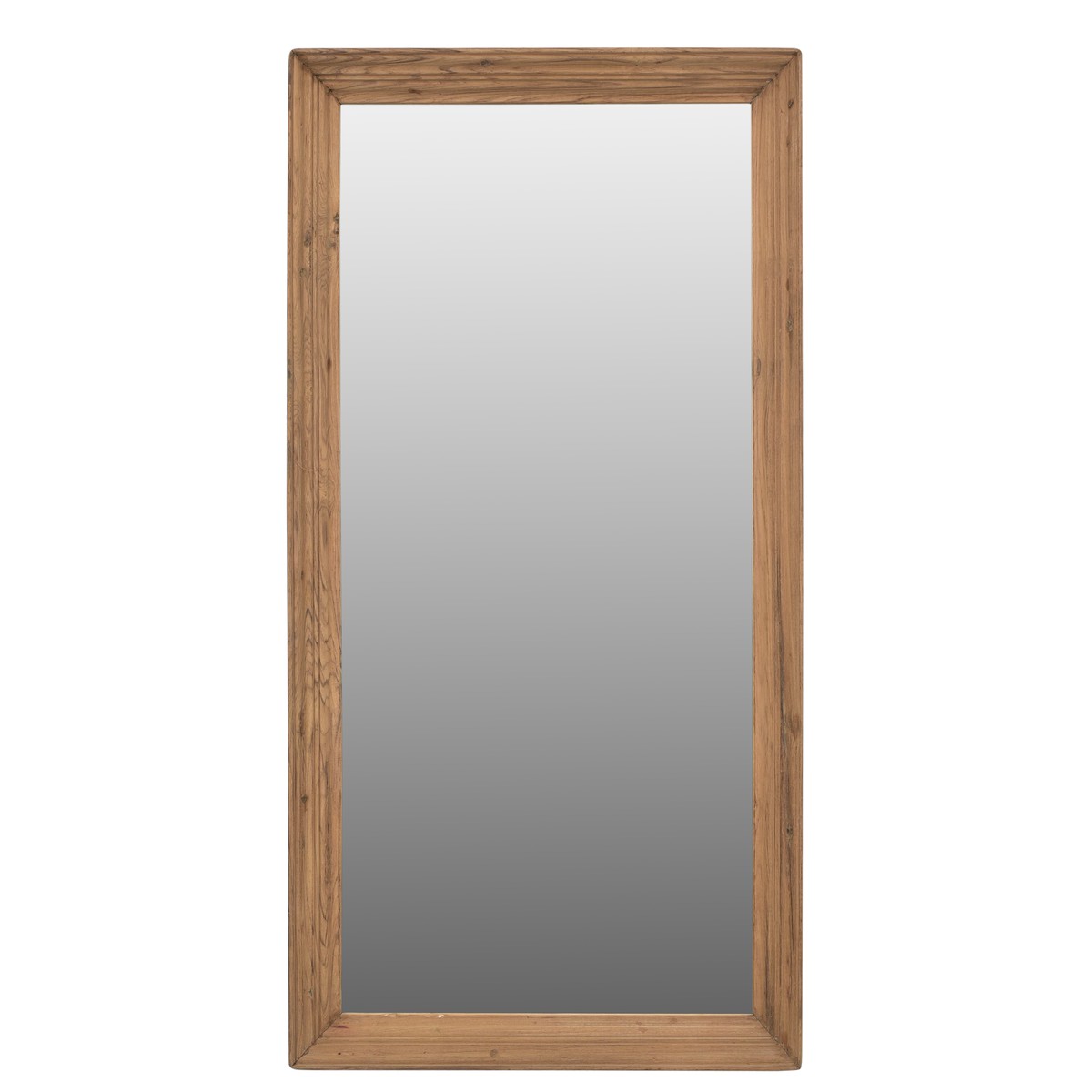 Schilliger Design  Miroir rectangle en teck ancien  60x120cm