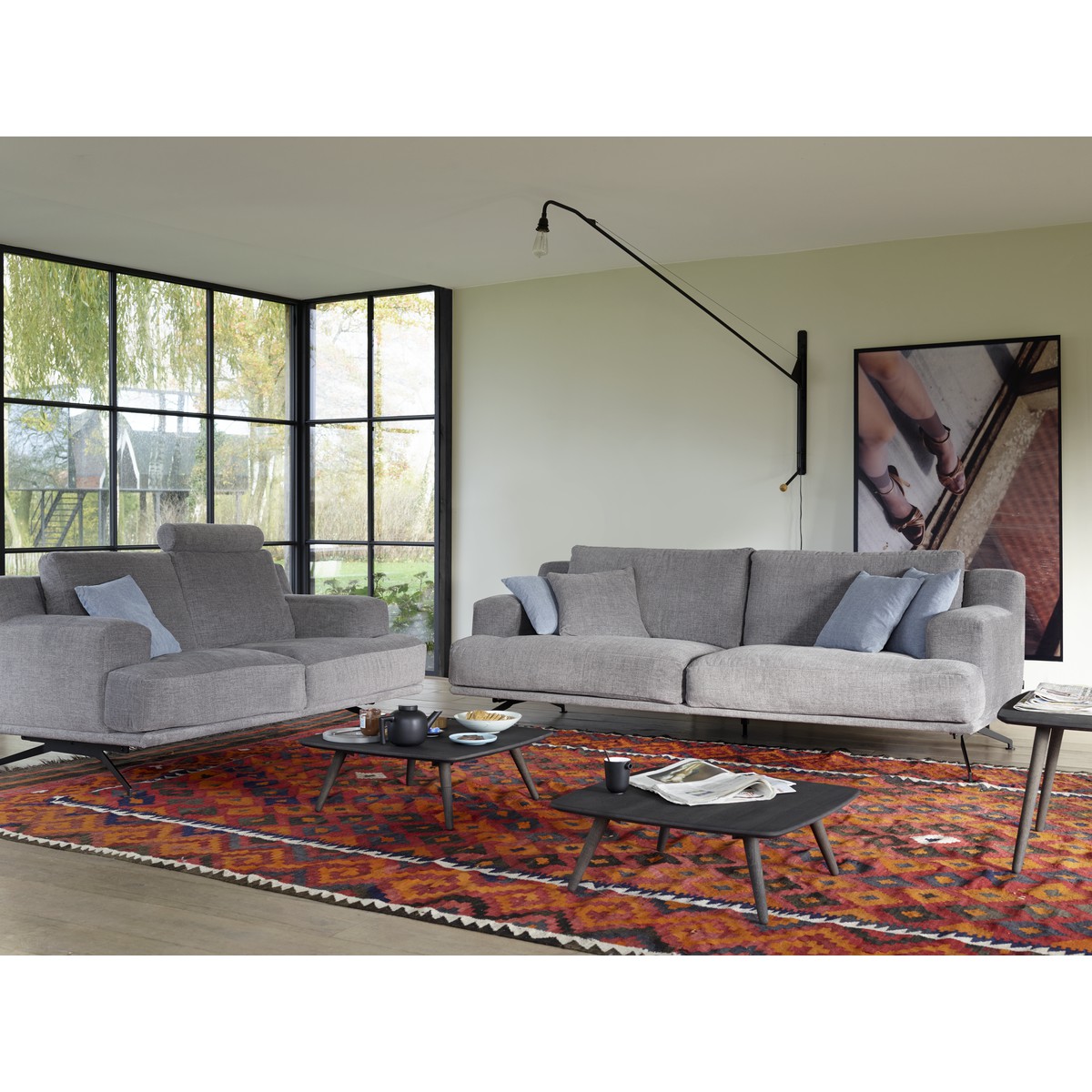  Hammer Canapé Hammer 3,5 places 1 accoudoir G/D Multi-couleurs 216x101x89cm