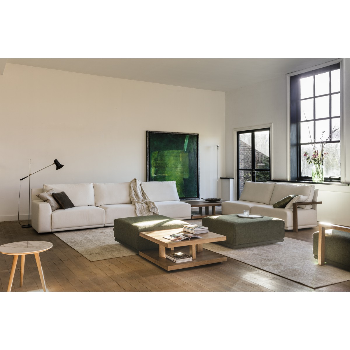  Luigi Pouf Luigi 83x100 Multi-couleurs 83x100x41cm