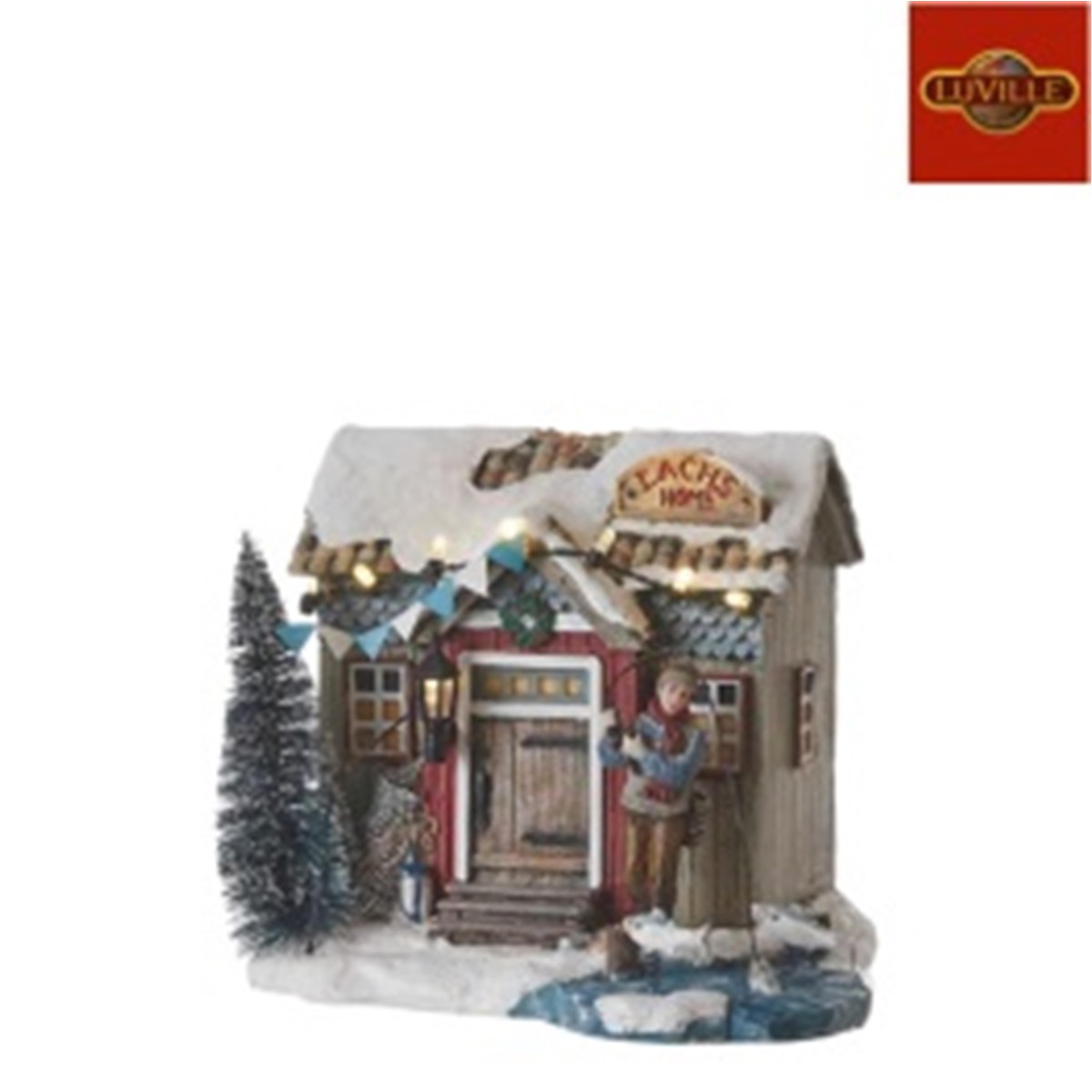 Luville  Maison Ice fishing  17x14x12.5cm