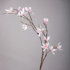   Magnolia en branche Rouge rose dragée 110cm