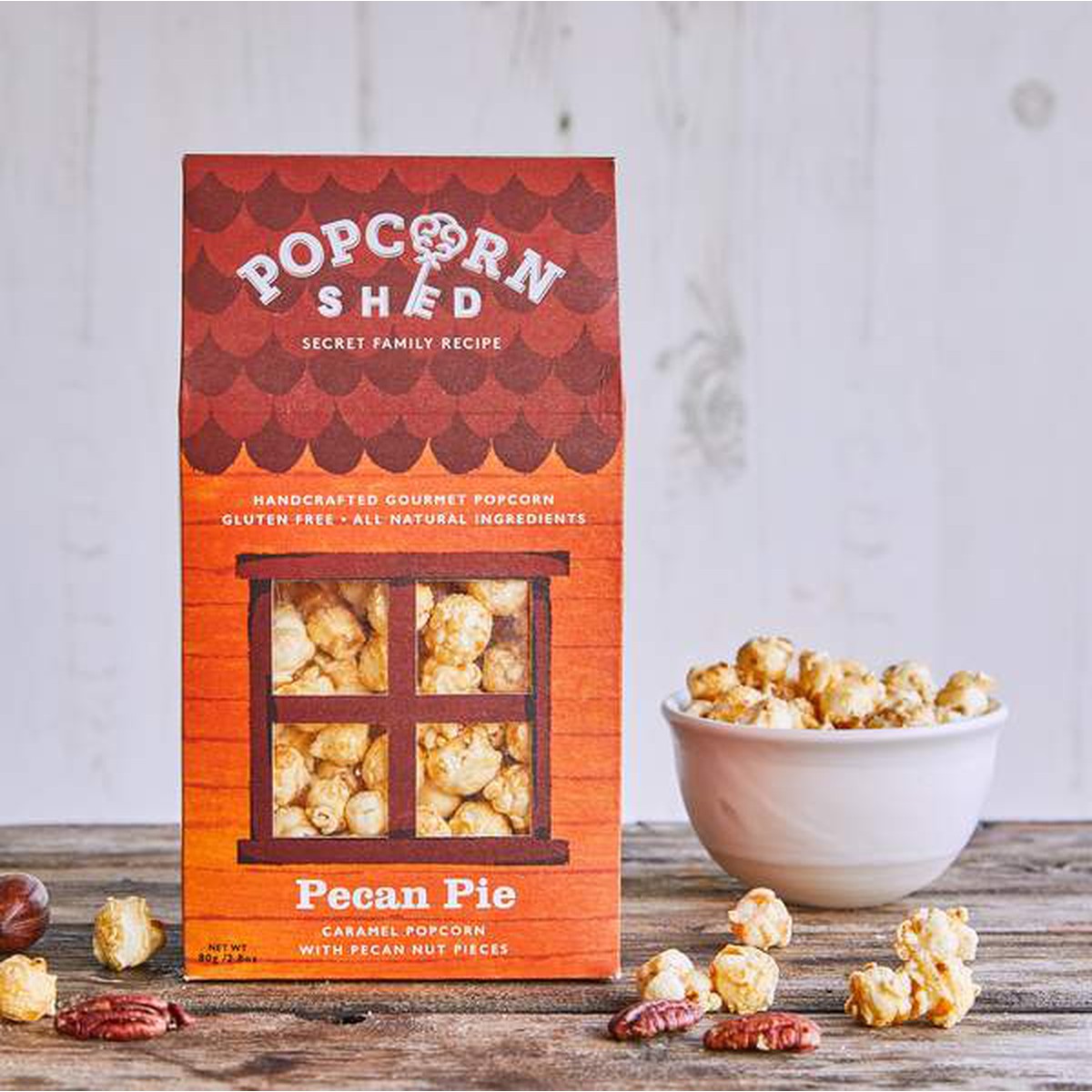 Popcorn Shed  Popcorn Noix de Pécan 80gr  80gr