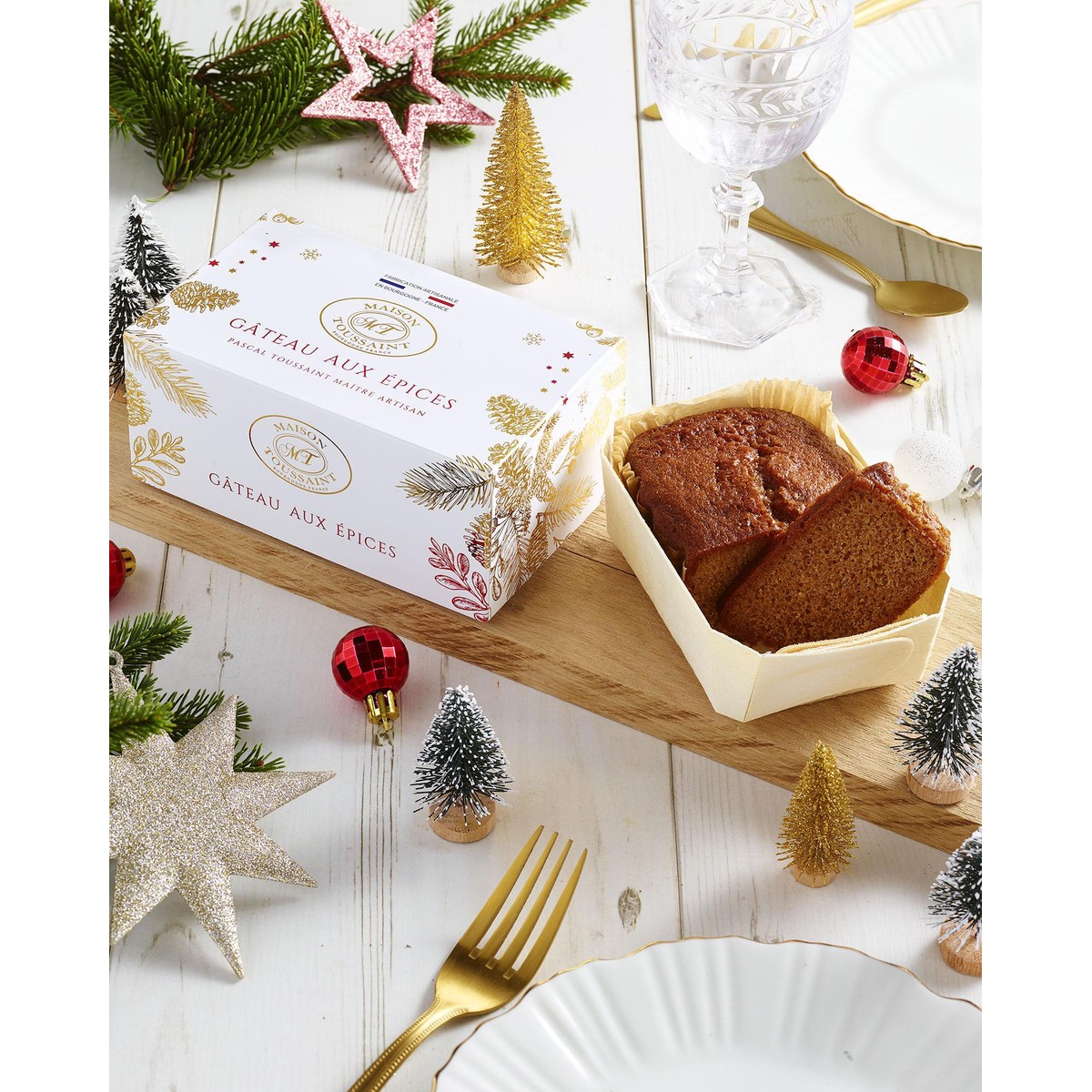 Maison Toussaint  Gâteau aux Epices boite Festive Toussaint 240gr  240gr