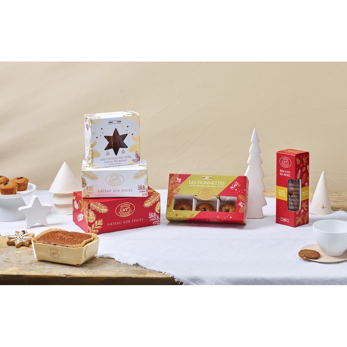 Maison Toussaint  Gâteau aux Epices boite Festive Toussaint 240gr  240gr