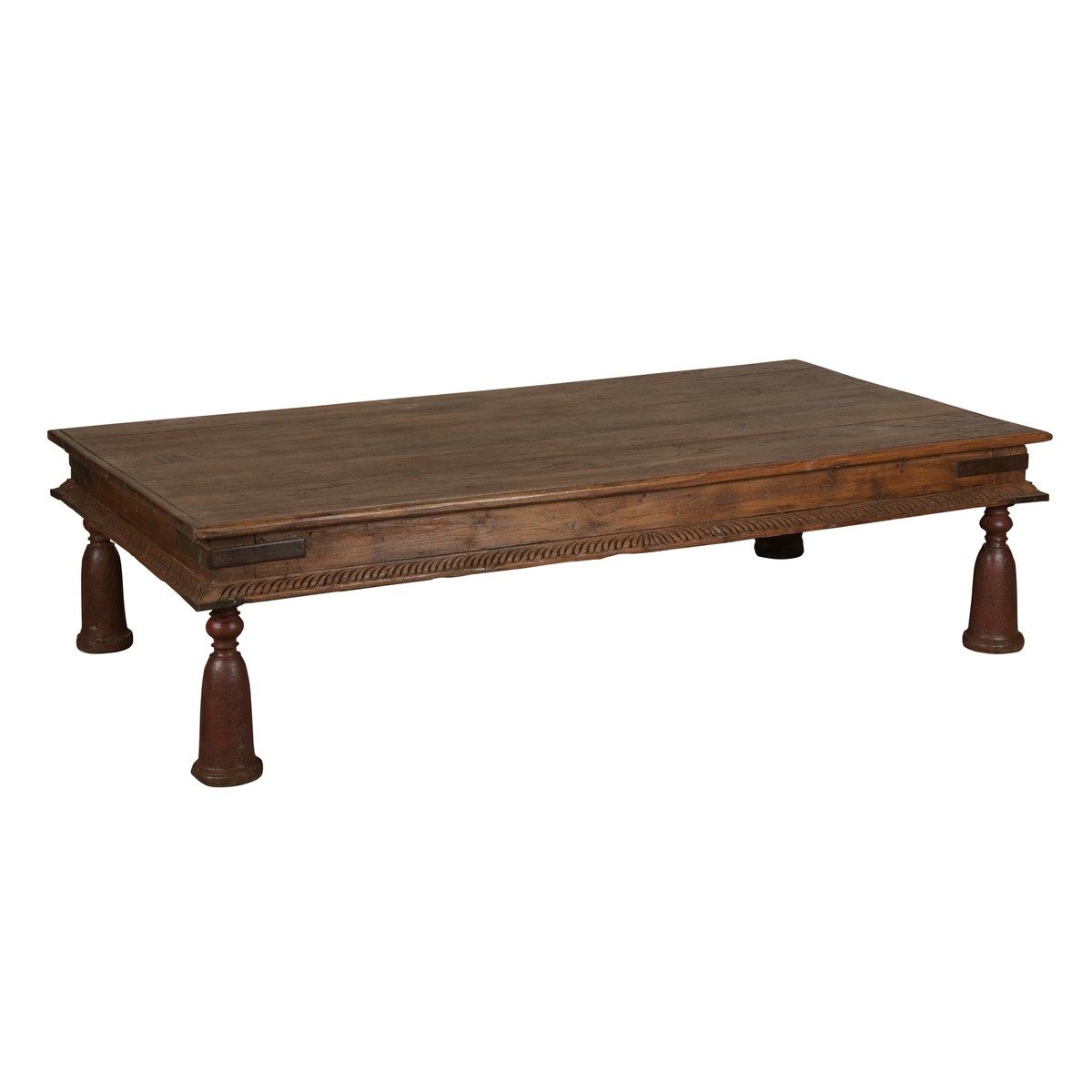 Tables basses, Table basse rectangle en teck 176x96x44cm | Schilliger