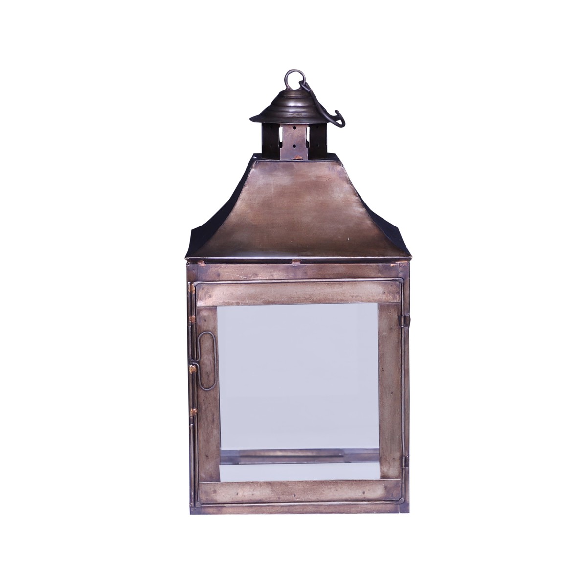 Schilliger Design  Lanterne carrée Odyssée Noir d'aniline 26x26x52cm