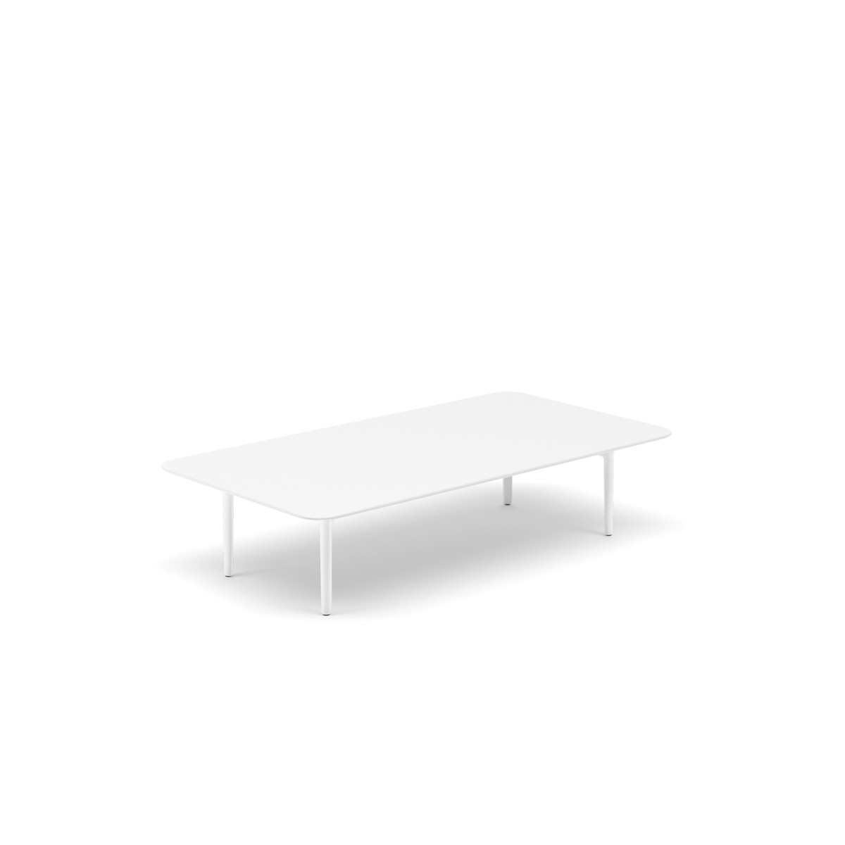 Dedon BREA Table à café BREA 150 Blanc 150x80cm