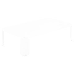 Fermob Bebop Table basse Bebop rectangulaire H29 Blanc L 120 x l 70 x H29cm