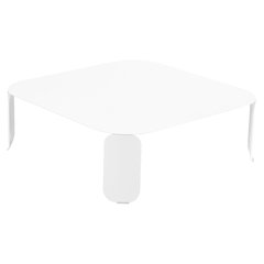 Fermob Bebop Table basse Bebop carre H29 Blanc L 90 x l 90 x H29cm