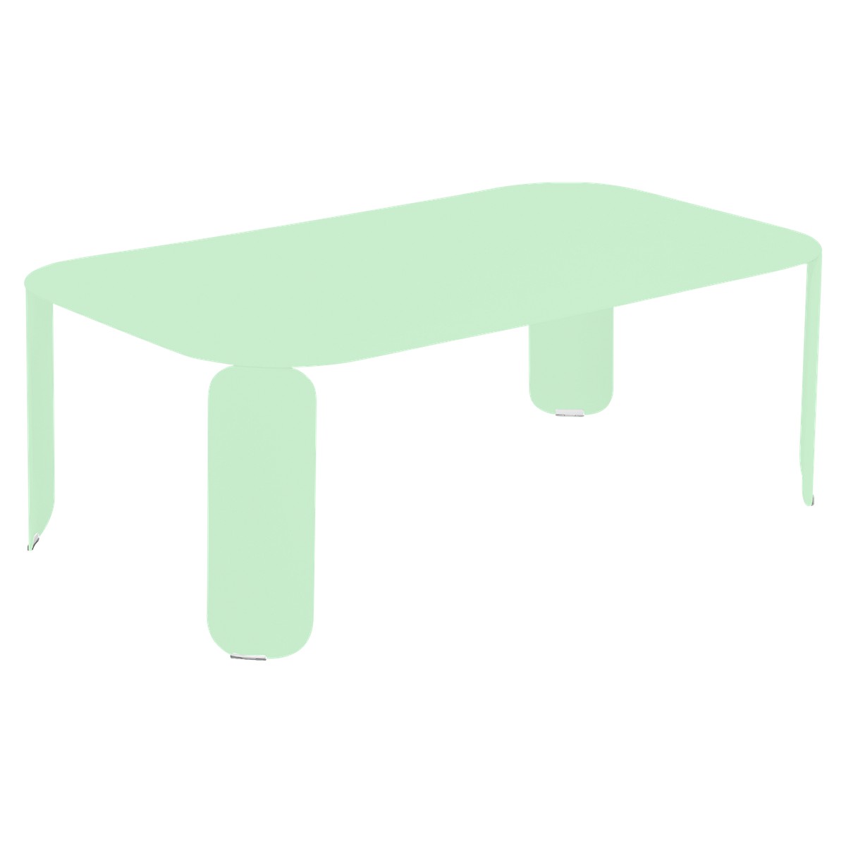Fermob Bebop Table basse Bebop rectangle H42 Vert menthe à l'eau L 120 x l 70 x H42cm