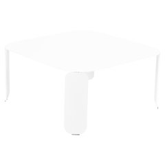 Fermob Bebop Table basse Bebop carre H42 Blanc L 90 x l 90 x H42cm