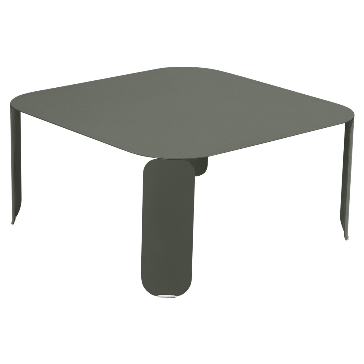 Fermob Bebop Table basse Bebop carre H42 Vert de gris L 90 x l 90 x H42cm