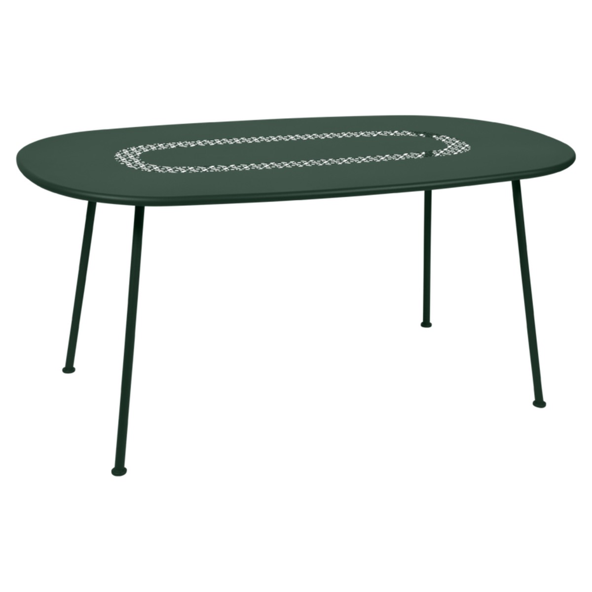 Fermob Lorette Table Lorette oval Vert sapin L 160 x l 90 x H74cm