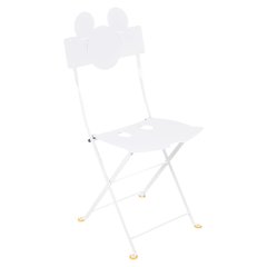 Fermob Mickey Mouse Chaise Bistro Mickey Mouse Blanc L 42.5 x l 51.7 x H90cm