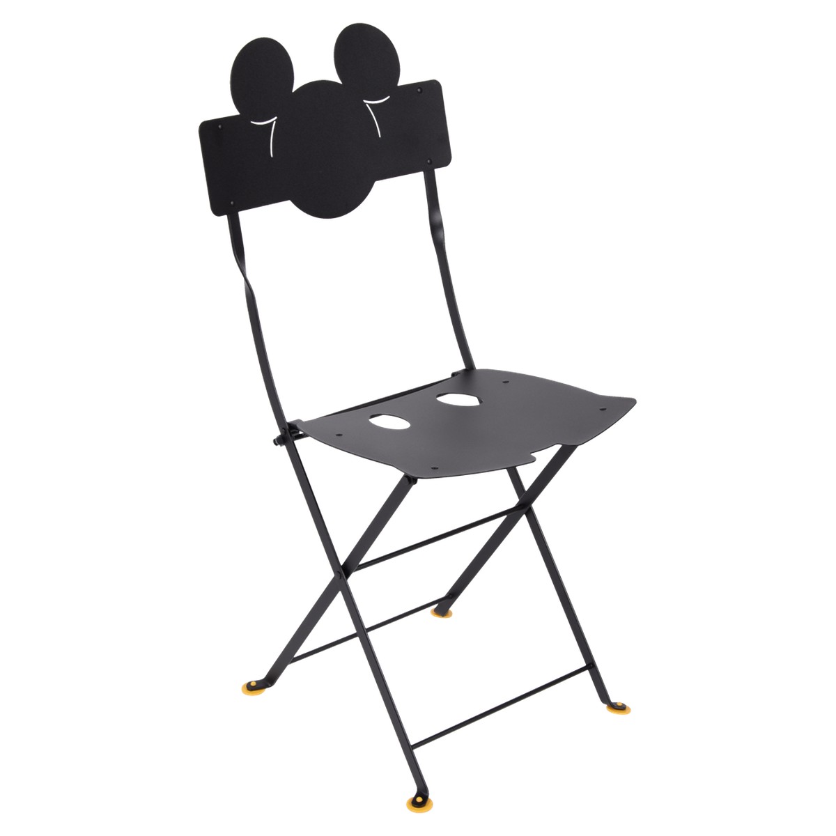 Fermob Mickey Mouse Chaise Bistro Mickey Mouse Noir charbon L 42.5 x l 51.7 x H90cm
