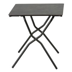 Lafuma Mobilier MER DU NORD Table Anytime Carré Rouge d'Andrinople 72.5x69x64cm