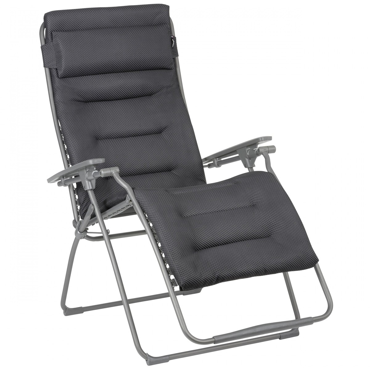 Lafuma Mobilier BE COMFORT ® Fauteuil relax Be Confort Futura XL Gris fert 125x90x76cm