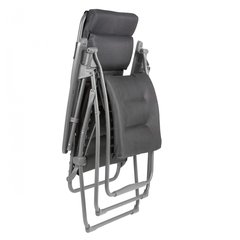 Lafuma Mobilier BE COMFORT ® Fauteuil relax Be Confort Futura XL Gris fert 125x90x76cm