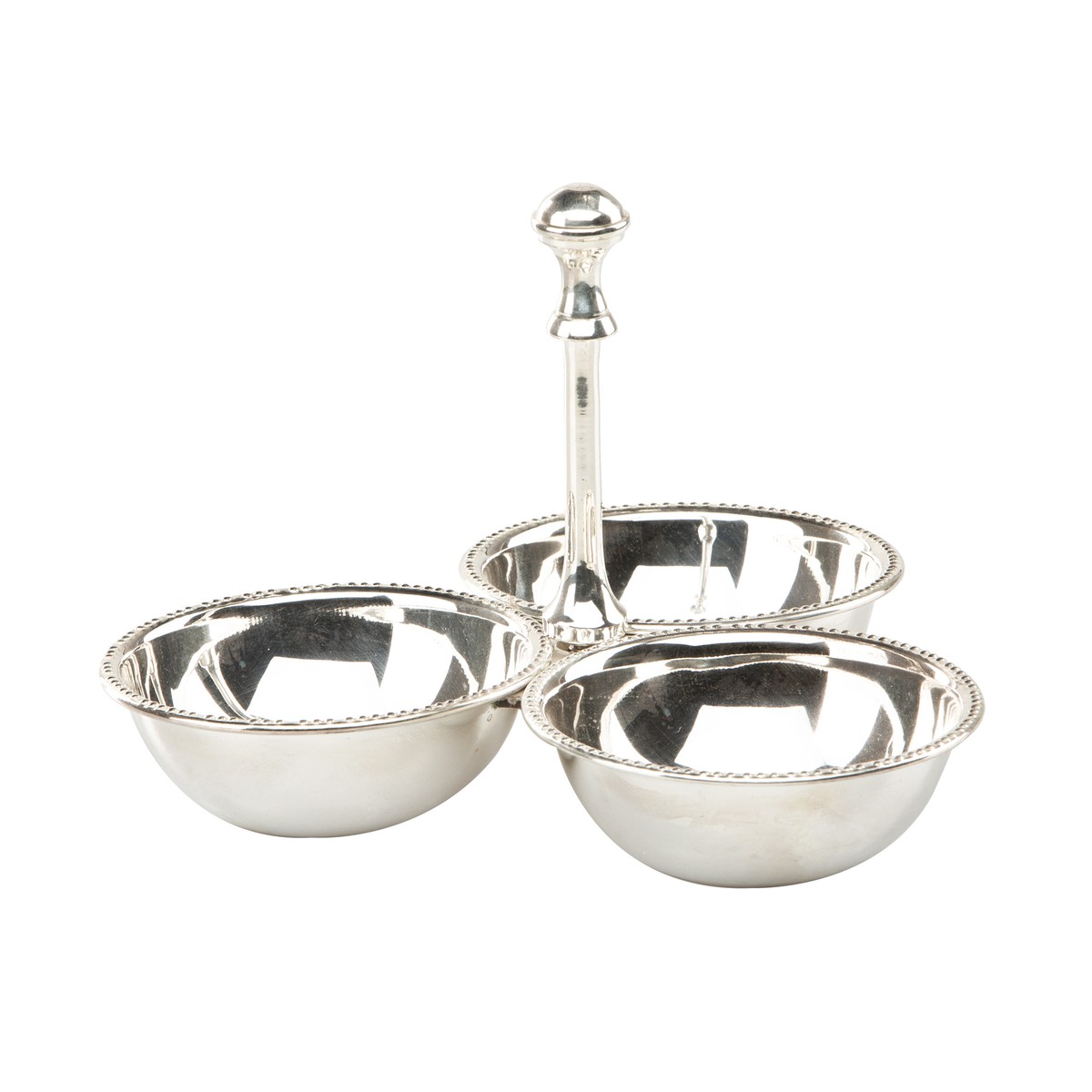 Schilliger Design  Coupelle aperitif 3 compartiments Sans couleur 19x19x12cm