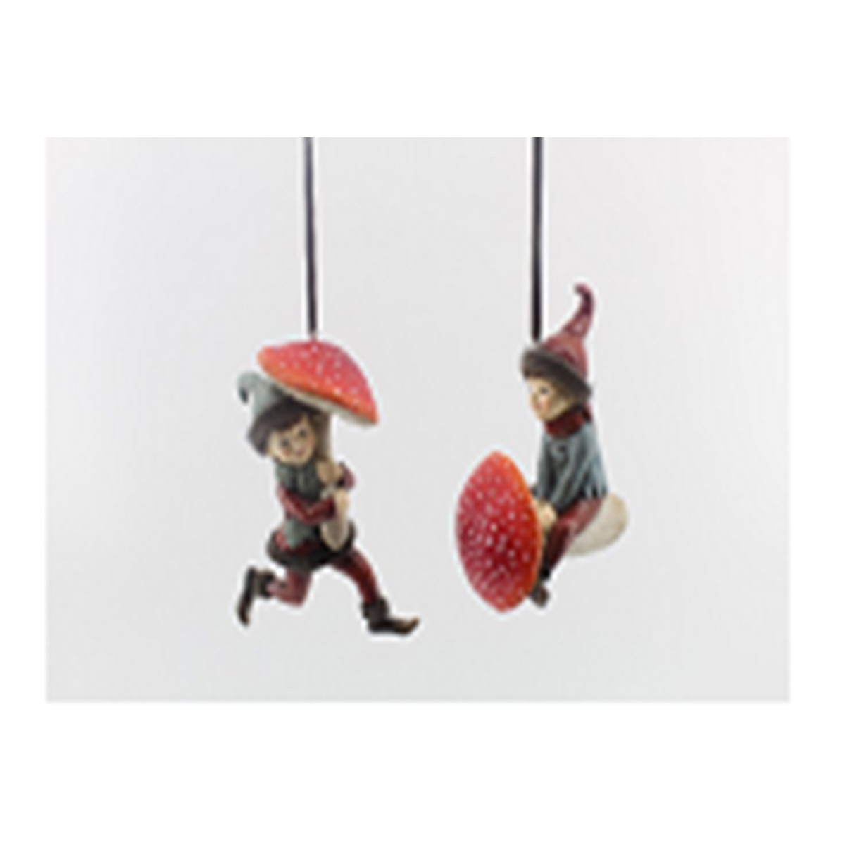 Schilliger Sélection  Elf avec champignon à suspendre (vendu par un, divers design)  9.7cm