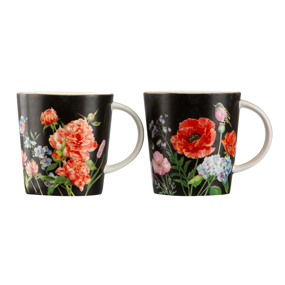 Schilliger Design  Coffret 2 mugs Flower rouge  450ml