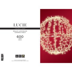 Lucie Luciole Light Boule lumineuse 600L  80cm