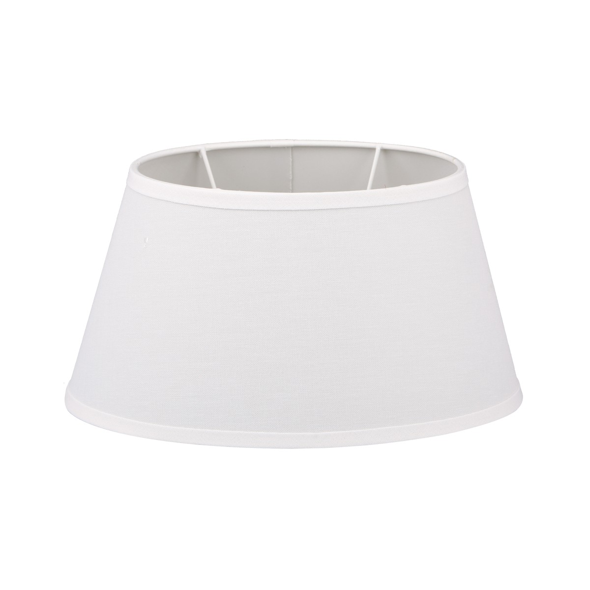 Schilliger Design Bellini Abat-jour Bellini ovale Blanc chenu 25.5x17x35x25.5x18.5cm