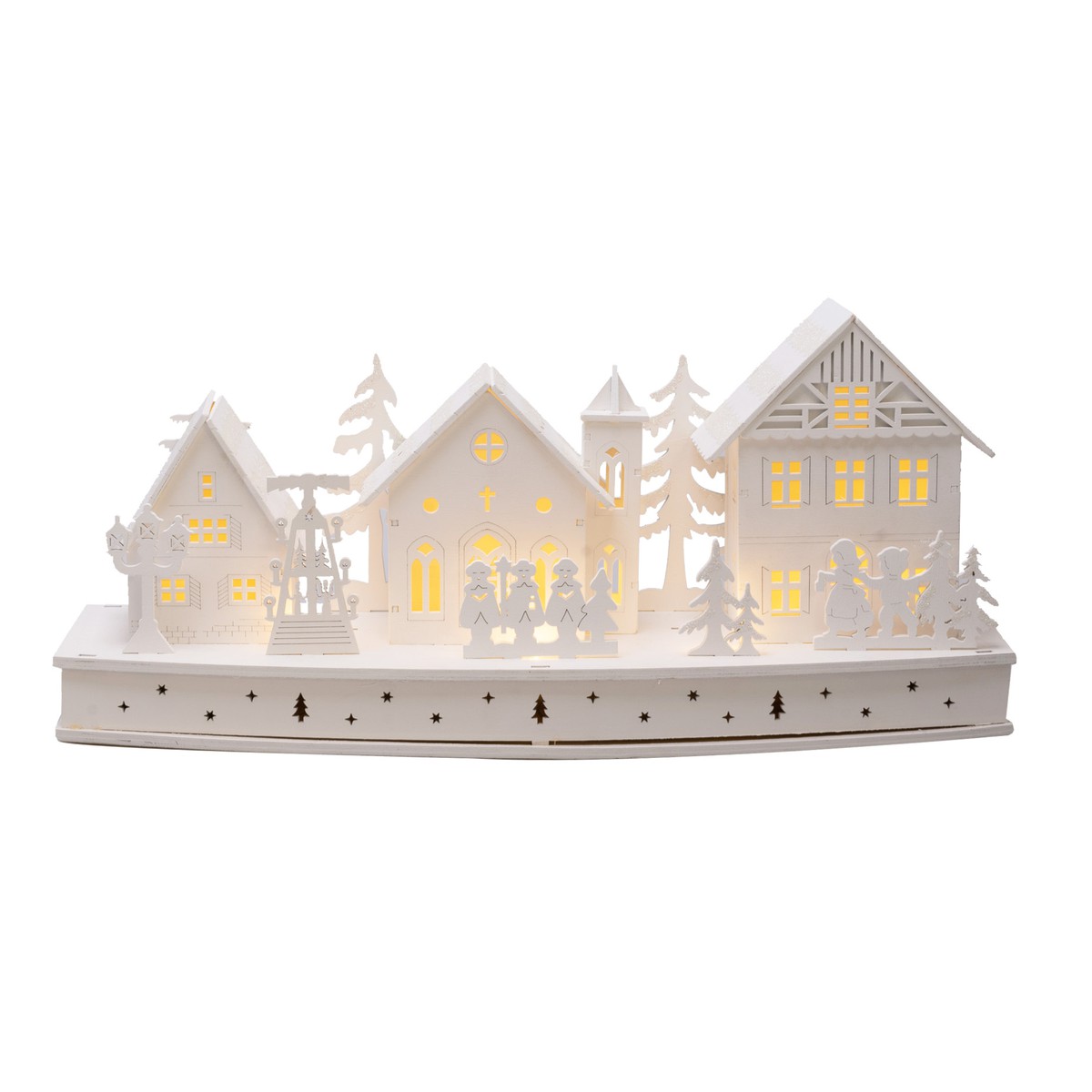 Schilliger Design  Le village illuminé  45x13.5x20cm