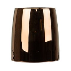 Schilliger Design Norverre Vase en verre cuivre Brun cuivre 17x18cm