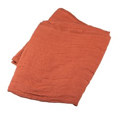 Schilliger Design Dolce Vita Nappe Dolce vita en lin Rouge tomette 170x280cm