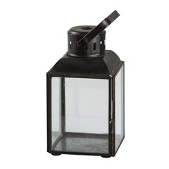 Schilliger Design  Lanterne carrée Venise Noir 10x10x18cm