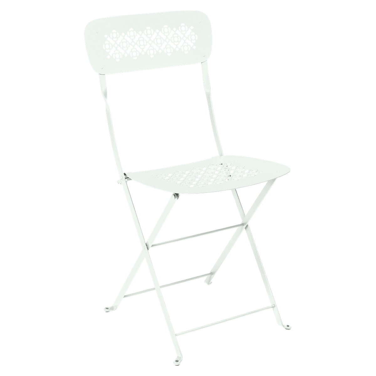 Fermob Lorette Chaise Lorette pliante Bleu cyan clair l 41.5 x H83cm