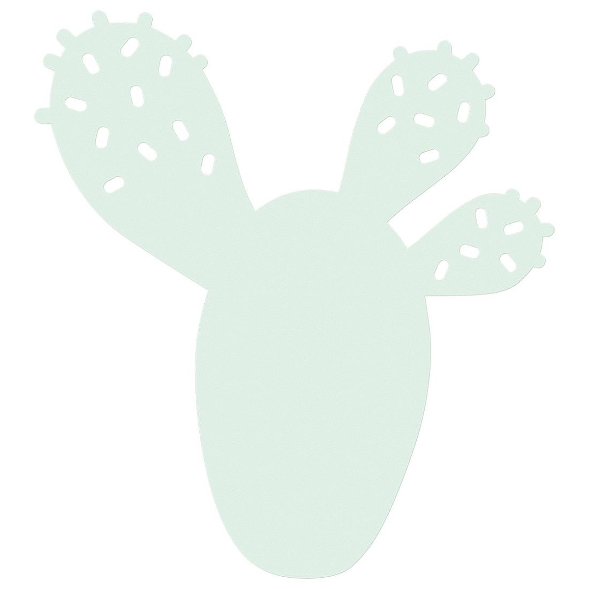 Fermob Bouquet Sauvage Dessous de plat cactus Bleu cyan clair L 25.5 x l 24cm