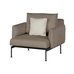 Barlow Tyrie Layout Fauteuil club Layout avec accoudoir bas Noir 96x90x72cm